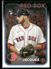 Joe Jacques 2024 Topps MLB Series 1 Flagship Rookie Card RC #187 Boston Red Sox. rookie card picture