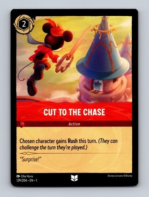 TCG Lorcana Karte Cut to the Chase 1 129/204 The First Chapter Ellie Harie