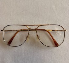 Charmant Titanium Eyeglasses Gold Metal Frame 56-15 140mm Vintage