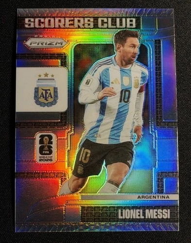 2026 Panini Prizm FIFA World Cup LIONEL MESSI Silver Scorers Club #15 SSP