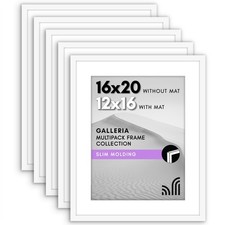 Americanflat 16x20 Picture Frame with Polished Plexiglass - Set of 5 - Use as 12
