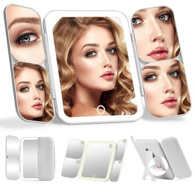 5-in-1 Led Vanity Makeup Mirror,1X Full Face & 5x/10x/20x/30x Times Magnifica...