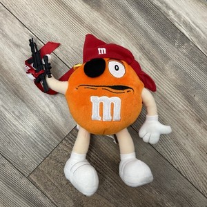 M & M 2003 Orange Pirate Plush