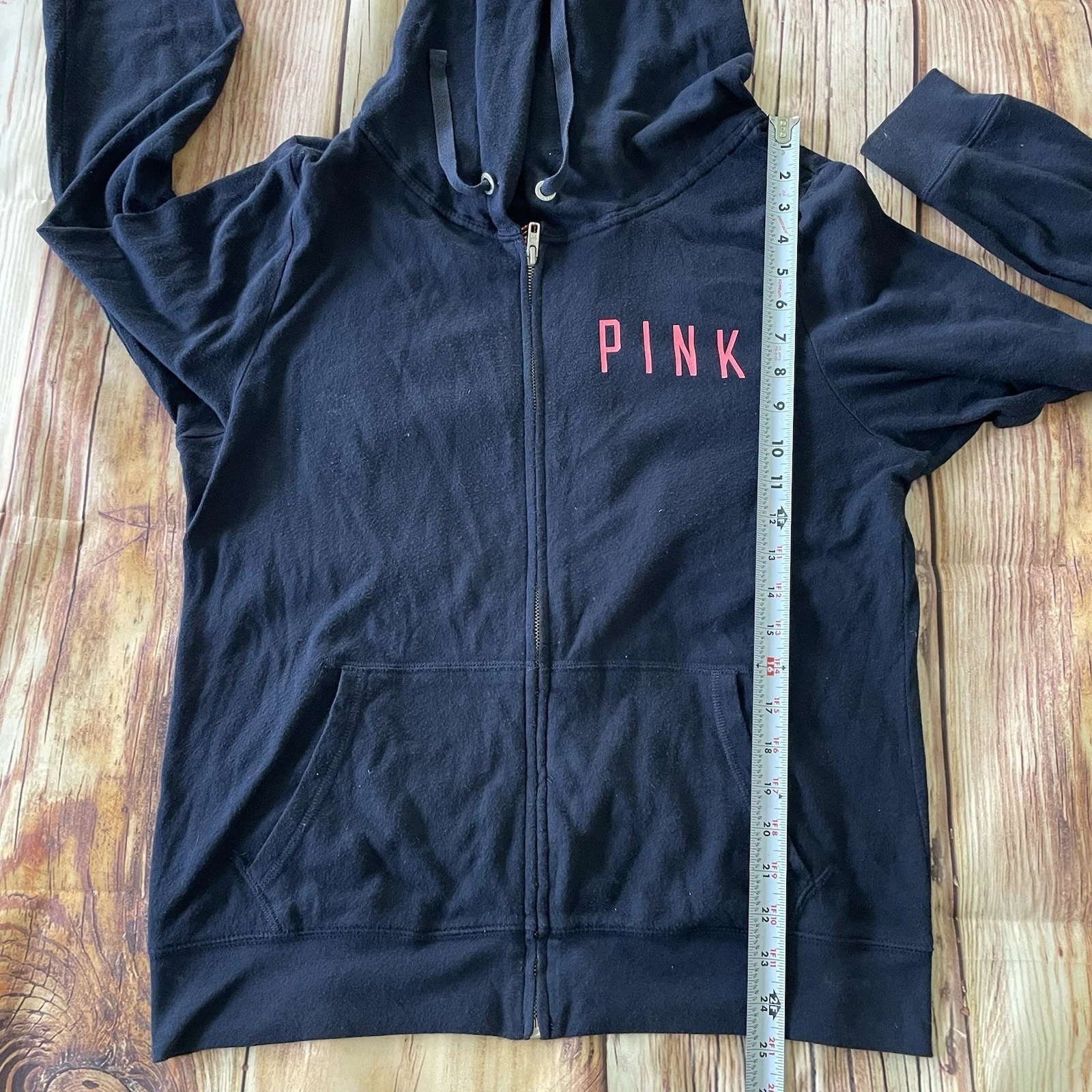 UNDERCOVER Felpa VS rosa Yankees donna grande nera paillettes fluo logo bling y2k vintage