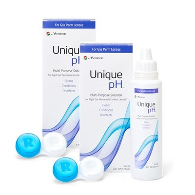 Menicon Unique pH Multi-Purpose Solution for RGP Lens 4 fl oz, 2 Pack