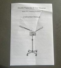 New Professional Facial Steamer Hot Cool Double Arm Salon Spa Machine