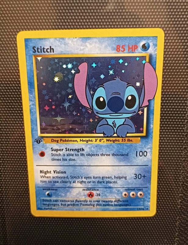Stitch Pokémon Trading Card