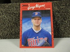 1990 Donruss Baseball Card, (Red), Gary Wayne, Minnesota Twins, #318