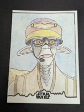 2025 Topps Chrome Sketch Card Star Wars Artist CDub