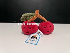 AUTHENTIC‼️ NWT Jellycat Fabulous Fruit Cherry - Retired Rare - FAST SHIPPING!
