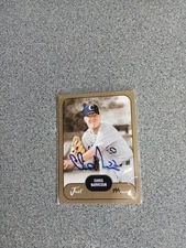 Chris Narveson Signed In Person 2002 Just Minors Gold Rc A12