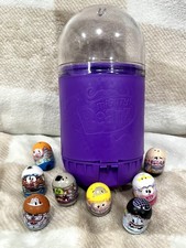 Lot Of 8 Moose 2017 Mighty Beanz  Purple Case/Holder Capsule