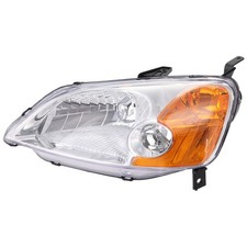 Driver Side Headlight For Honda Civic 2001-2003 Dx Ex Gx Lx Si Sedan Halogen