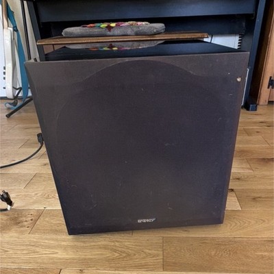 Energy XL-S12 Subwoofer 150W RMS Wired Stereo RCA Cube Black