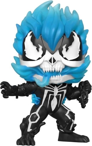 Funko POP! Marvel Venom #369 - Venomized Ghost Rider [Blue Glow] Exclusive