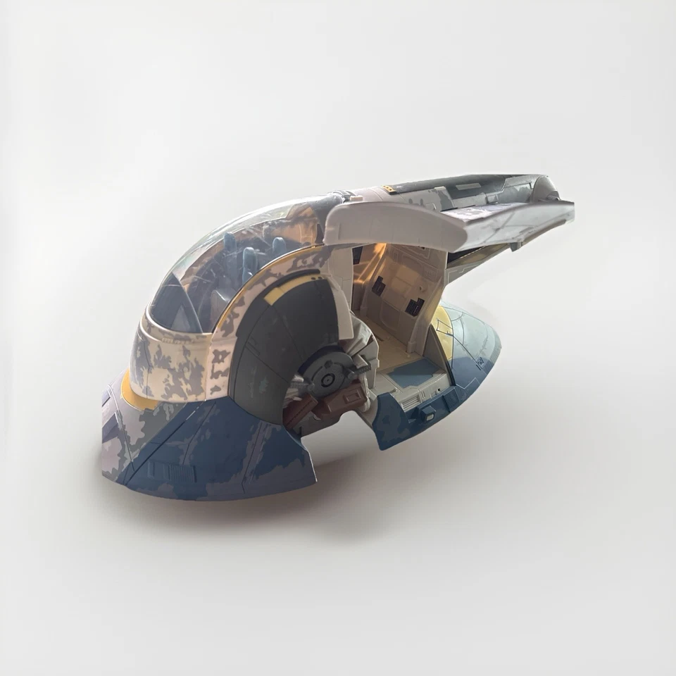 Star Wars Micro Galaxy Squadron Slaver 1 Boba Fett Starship Foto 2 de 4