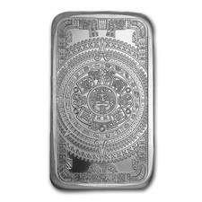 Golden State Mint (GSM) Aztec Mayan Calendar 5 oz Silver Bar