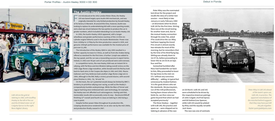 Libro Austin Healey The Story Of DD 300 John Chatham Le Mans Sebring Goodwood Foto 3 de 4