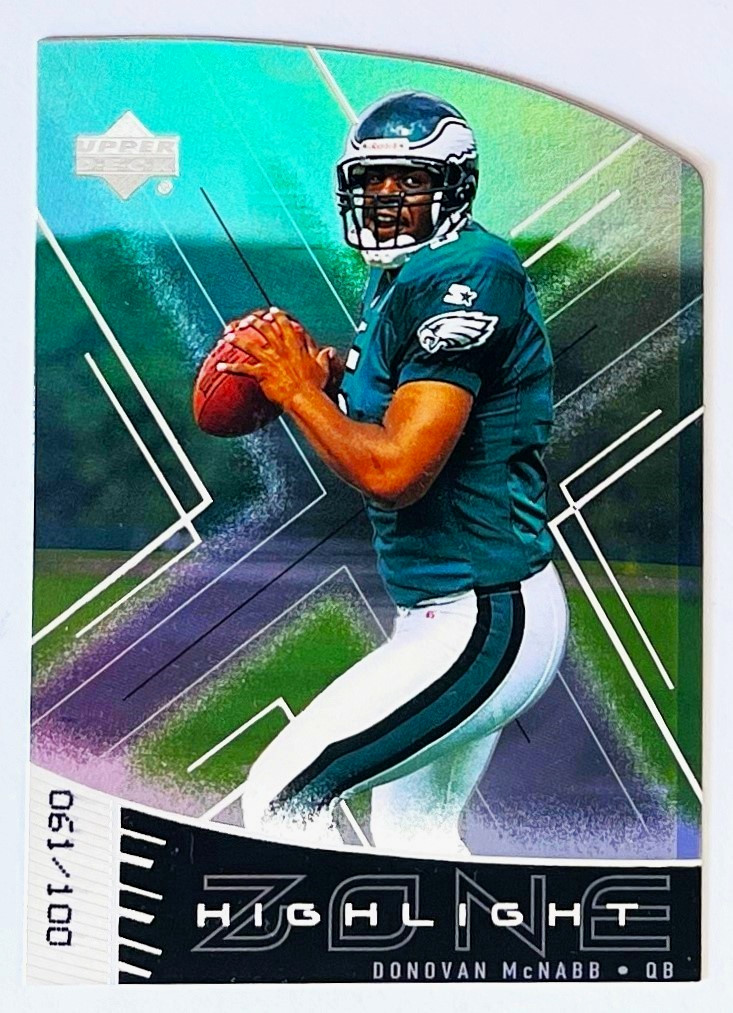 Donovan McNabb Upper Deck Highlight Zone #Z17 Highlight Zone-Silver