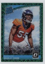 2018 Donruss Optic Rated Rookie Green Velocity Prizm Bradley Chubb #169 0f7i