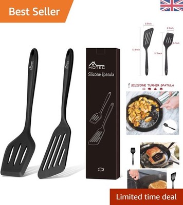 Elegantes 2-teiliges Silikon Spatel Set - Hitzebeständig & Spülmaschinenfest