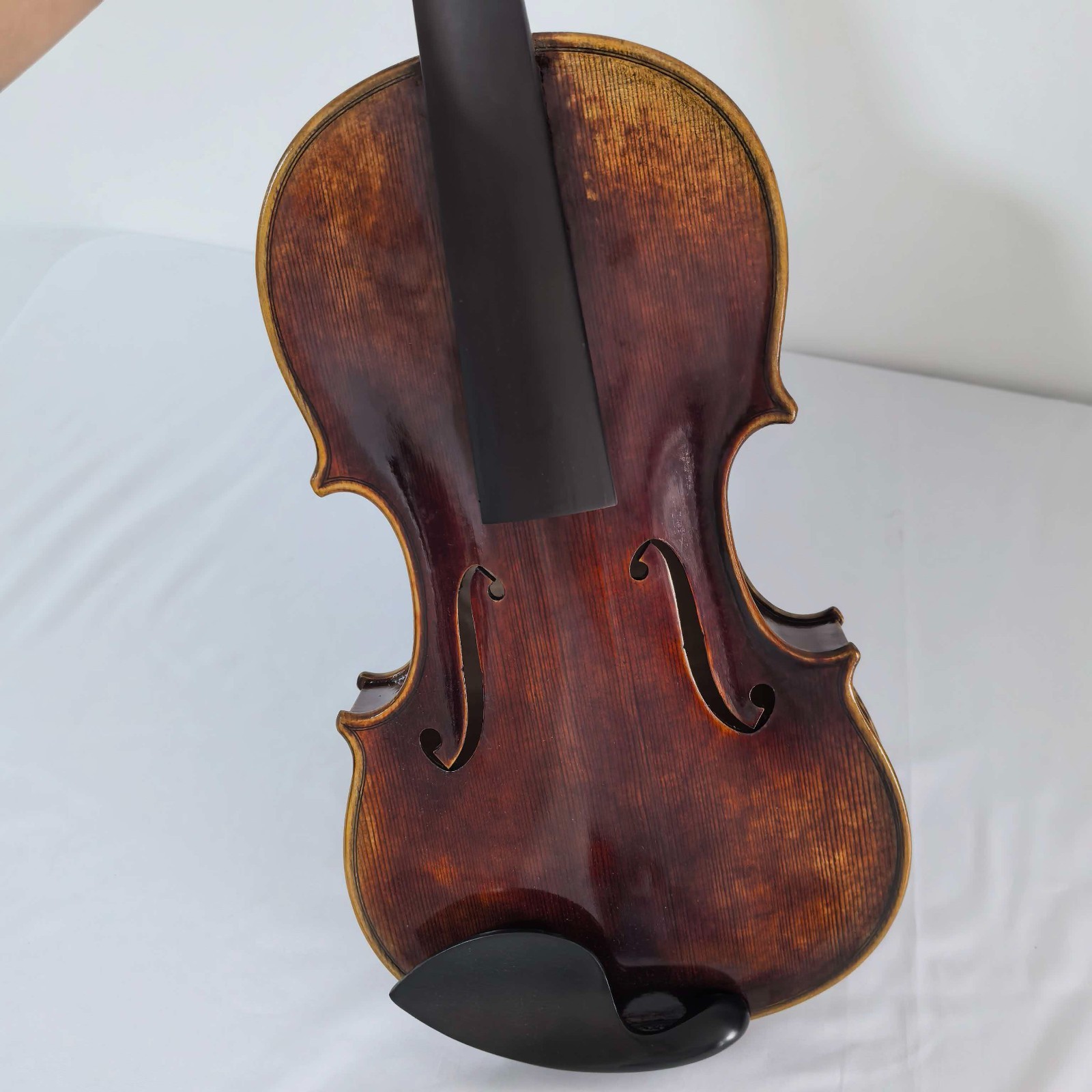 Stradivarius Model Hand‑Carved 4/4 Acoustic Violin with Case&Bow