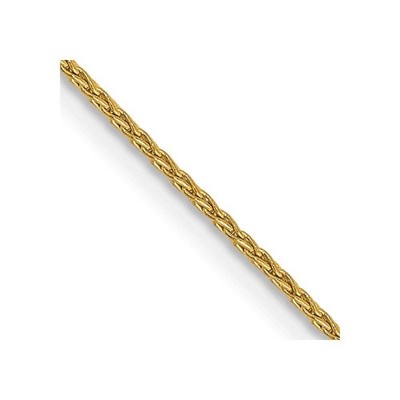 14k 18 inch 1mm Parisian Wheat Chain Necklace