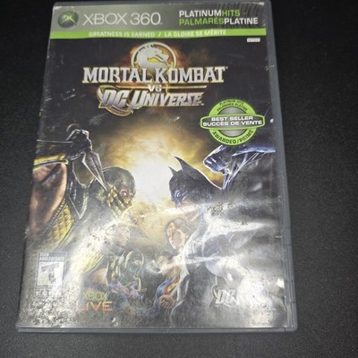 Mortal Kombat vs. DC Universe (Microsoft Xbox 360, 2008) CIB Complete w/ Manual