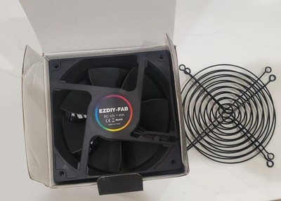 EZDIY-FAB 12cm 120mm 200CFM 4000RPM CPU Cooling Fan 12V DC 4-Pin Molex PC