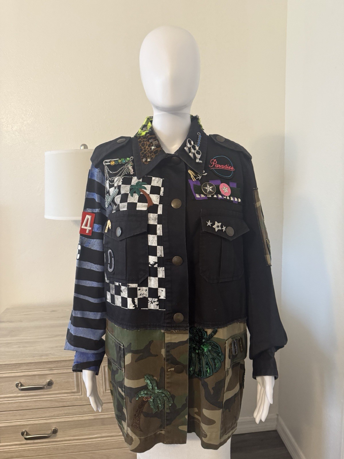 Marc Jacobs Runway Jacket – Resort 2017 “Paradise” Collection Disney Mickey Rare image 5
