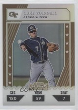 2021 Panini Elite Extra Edition College Tickets Optic Holo Luke Waddell 0g4