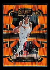 2023-24 Panini Select #78 Julian Strawther Orange Flash Prizms