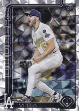ALEX VESIA TOPPS UPDATE SILVER DIAMANTE FOIL DODGERS #US-239 2025 25
