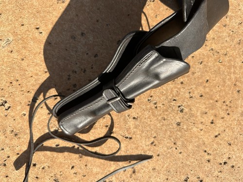 Black Triple K Holster 114 - 16 6-1/2" Belt Gun Revolver Pistol Western - Picture 17 of 20
