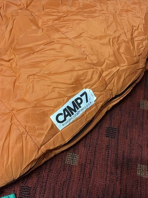Vintage Camp 7 Mummy Sleeping Bag Boulder Orange | eBay
