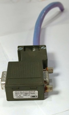 1 USED SIEMENS 6ES7 972-0BB 10-0XA0 PROFIBUS CONNECTOR ***MAKE OFFER***