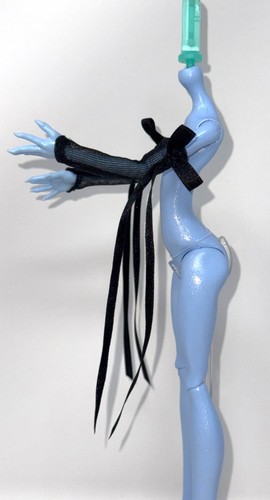 Monster High G3 Scary Sweet 1600 Birthday Cleo Doll Outfit Sheer Black Sleeves