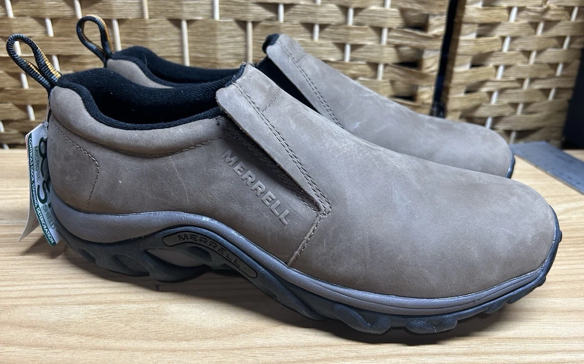 Merrell Jungle Moc Hair-on-Hide Cream Slip On Shoes J006517 Mens 9 Jungle Moc M Casual Shoes for Men with Upper Leather for  main image 4