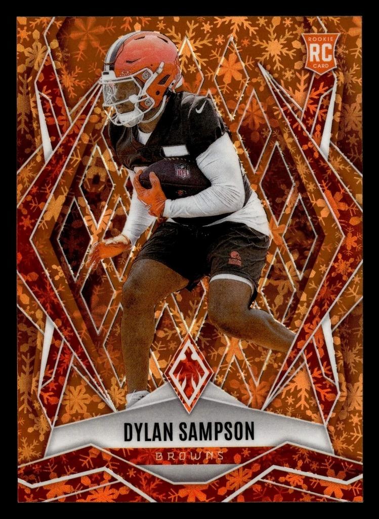 2025 Panini Phoenix Orange Winter #250 Dylan Sampson RC ROOKIE 37/99 BROWNS