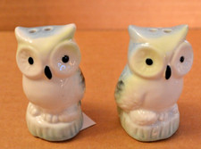 Ceramic Owl Salt & Pepper Shaker Set