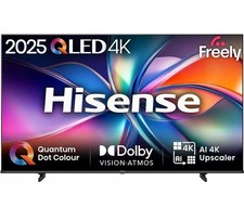 HISENSE E7Q 55" QLED 4K Smart AI TV with Freely - 55E7QTUK - REFURB A