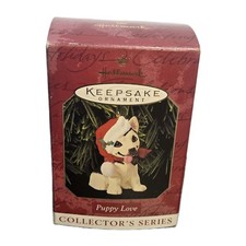 Hallmark Keepsake Ornament Puppy Love 1999 German Shepherd