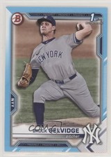 2021 Bowman Draft Sky Blue 375/499 Brock Selvidge #BD-24 s3g