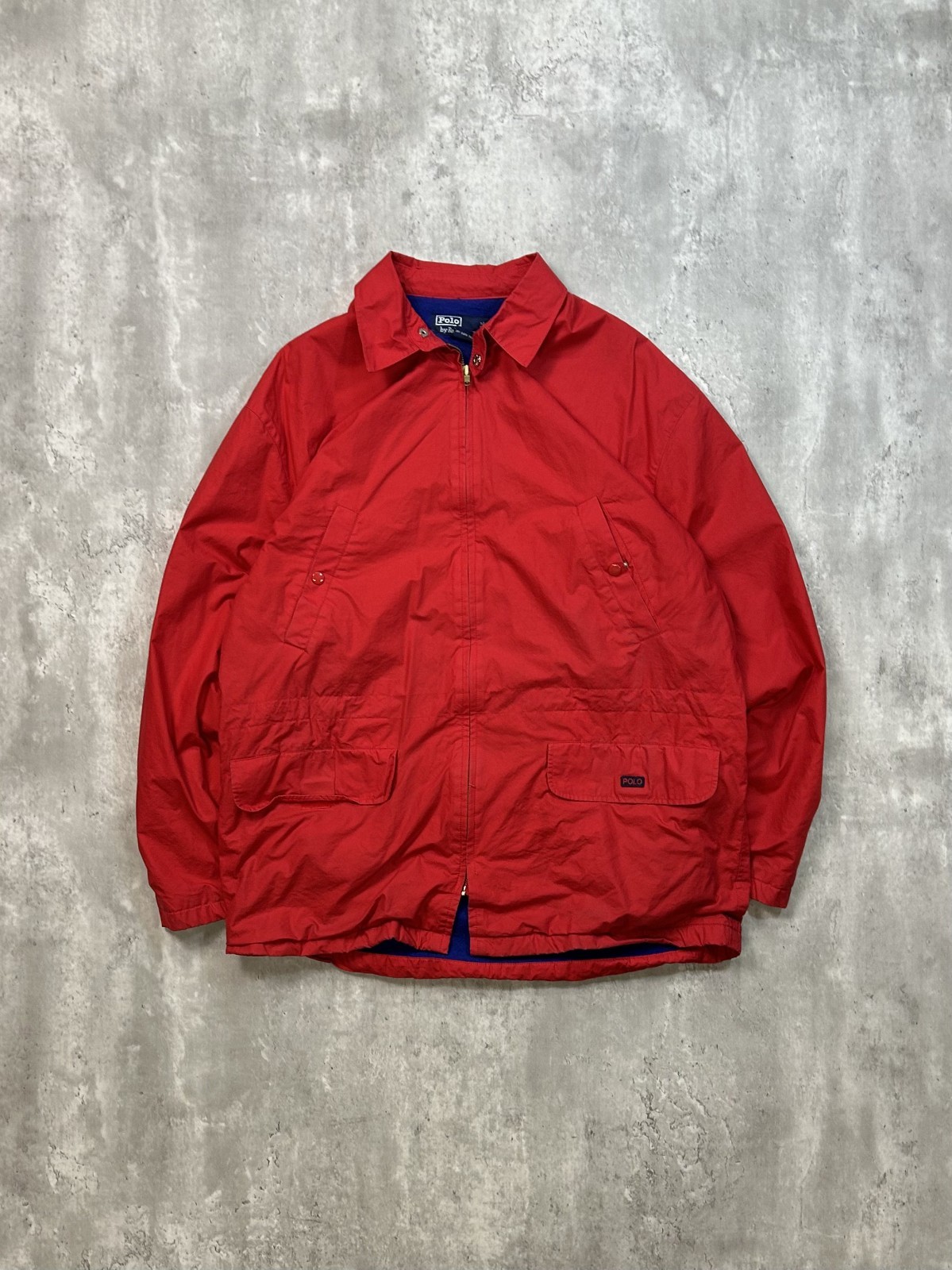 Vintage 90s Polo Ralph Lauren Insulated Multi Pocket Full Zip Jacket Size Medium