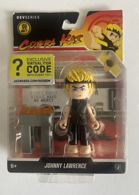 Devseries Cobra Kai Johnny Lawerence 3'' figure + Virtual Item Code NEW In Box