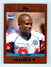 Champ Bailey Denver Broncos 2007 All-Pro Topps Autograph Card #413 420/2007