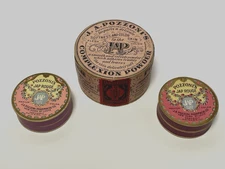 Antique Pozzoni’s Face Powder, Flesh Color, Sealed + 2 Medium Color Blush Unused