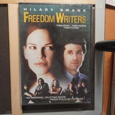 Freedom Writers Widescreen DVD New Hilary Swank Free Shipping Crime Drama