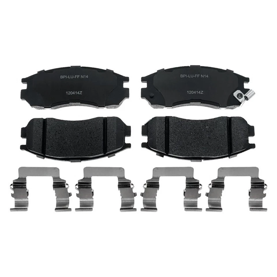 Kit de rotores de freno delanteros + pastillas de cerámica y herrajes para Dodge Stratus 2001-2005 Foto 2 de 4