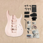 6 String DIY Electric Guitar Kit Mahogany Body Rosewood Fretboard — photo 1